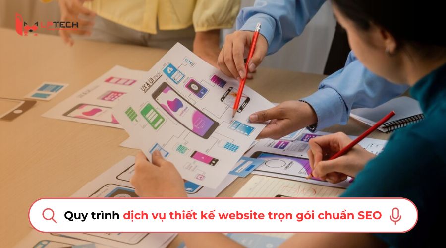 Quy trình dịch vụ thiết kế website trọn gói chuẩn SEO